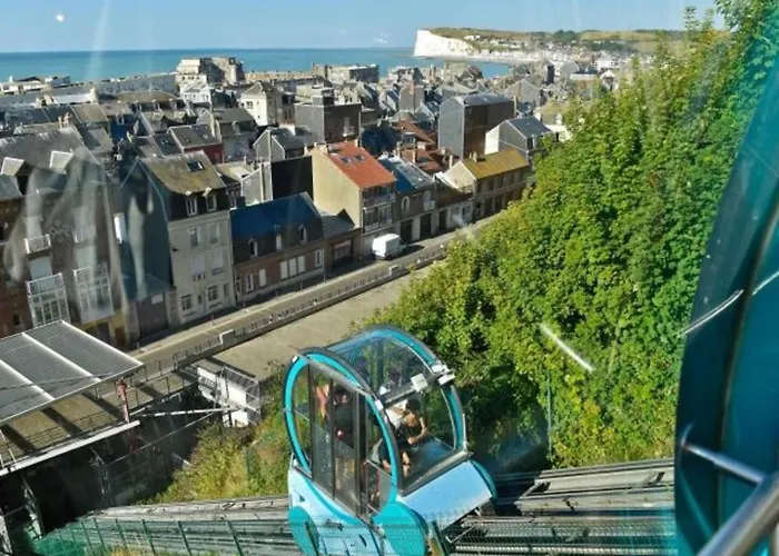 Ls - Plage, Falaise, Funiculaire, * Le Treport